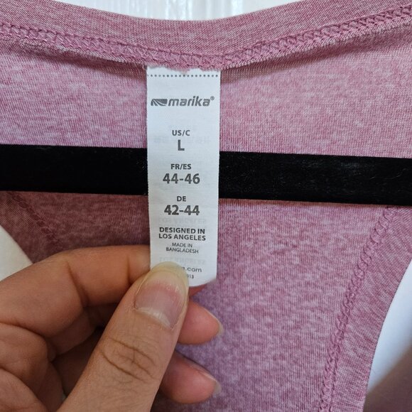 Marika Pink Short Sleeve Athletic Top - Picture 4 of 4